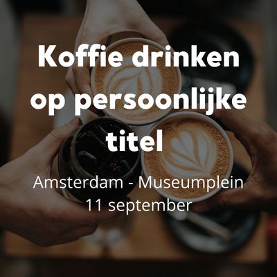 Koffie drinken op persoonlijke titel | Nederland in Verzet